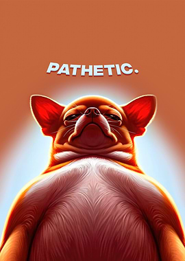 Pathetic cute dog meme