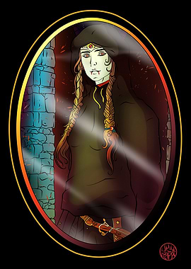 Medieval vampire witch