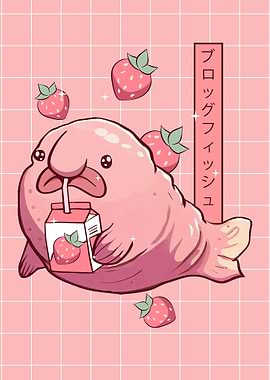 Kawaii Blobfish Japanese
