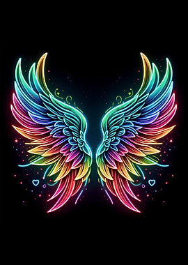 Neon Angel Wings 04