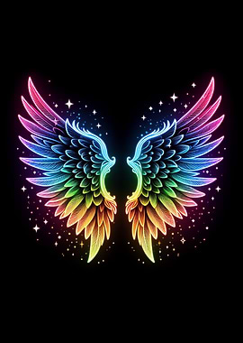 Neon Angel Wings 05