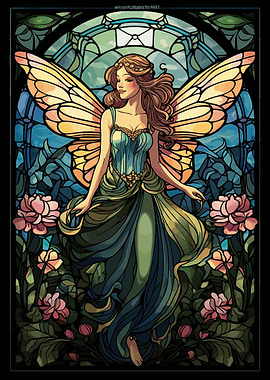 Fairy Stained Glass