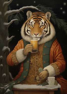 Tiger Drink Beer Xmas
