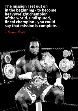 Lennox Lewis quotes