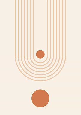 Abstract Boho Curves