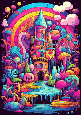 Candy wonderland castle