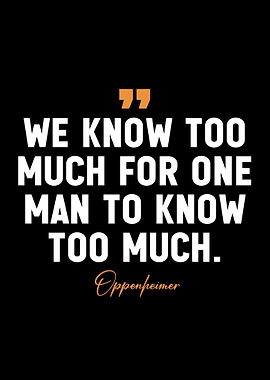 Robert Oppenheimer quotes