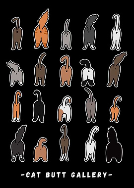 Cat Butt Funny Toilet