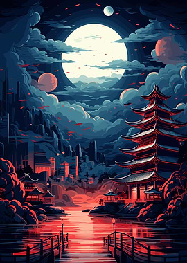 Japanese City Landscape