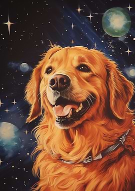 Golden Retriever Art