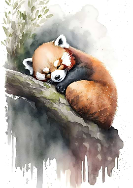 Wild Red Panda