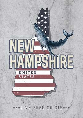 New Hampshire Map USA