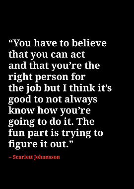 Scarlett Johansson quotes