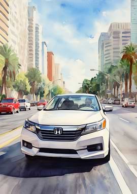 Car Watercolor