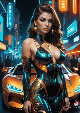 Cyberpunk girl
