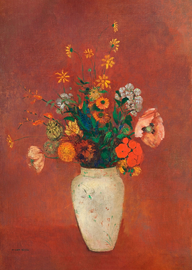 Bouquet in a Chinese Vase