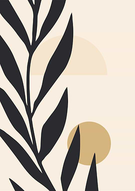 Minimal Botanical Leaves