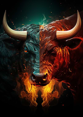 Two Faced Crypto Bull