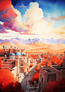 Famous Samarkand painting