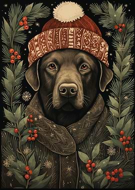 Labrador Retriever Xmas