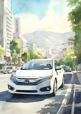 Car Watercolor