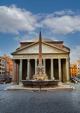 Pantheon Rome Italy Poster