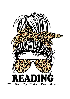 Reading Squad Messy Bun