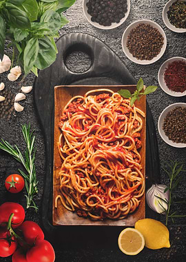 Bolognese noodles Pasta