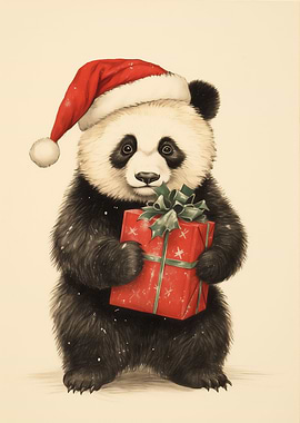 Christmas Panda