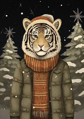 Cute Tiger Xmas