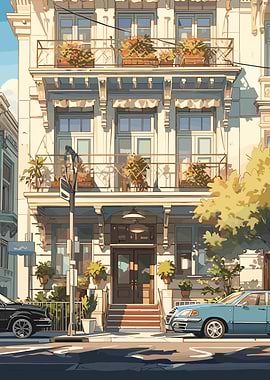 Anime Modern Apartment