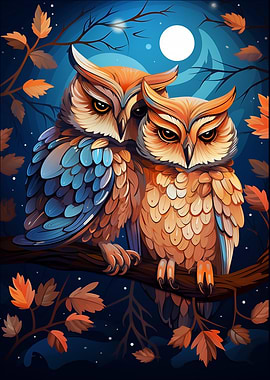 Relaxing Night Owls Couple