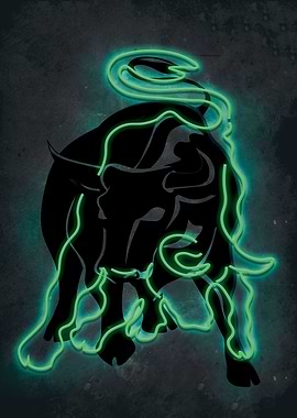 Crypto Neon Bull