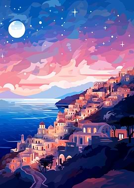 Greek Art Greece Evening