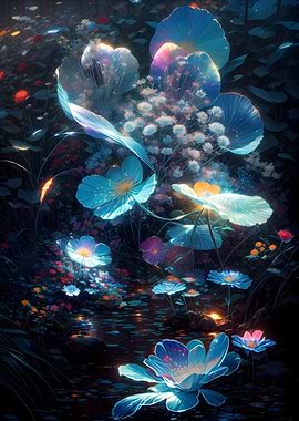 Translucent Plum Petals