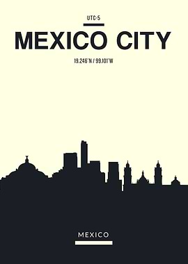 Mexico City Skyline