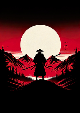 Samurai in the Red Night