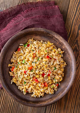 Egg fried rice