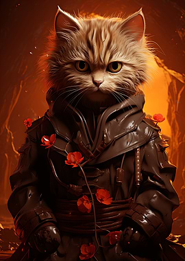 Adventurer Cat in Uniform