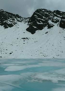 Frozen Alpine Serenity