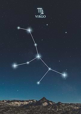 virgo zodiac illustration