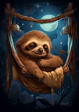 Lazy Sloth Sleep Hammock