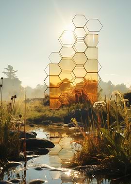 In the heart of a field