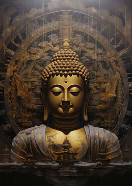 Buddha In Lotus Flower