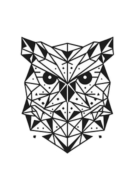Owl Geometric Design