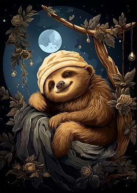 Lazy Sloth Sleep Hammock