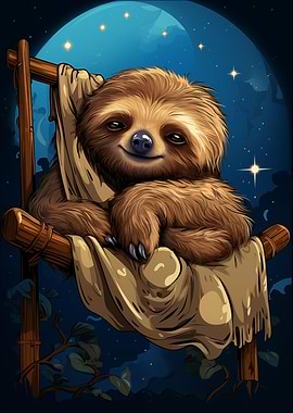 Sloth Sleep Hammock Lazy