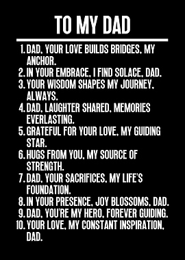 To My Dad
