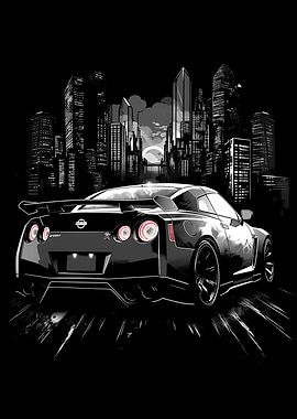 Nissan GTR car