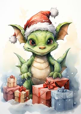 Merry Tiny Dragon Xmas